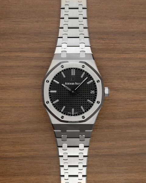 Royal Oak 15500ST Steel Black Dial 41mm
