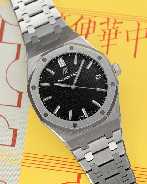 Royal Oak 15500ST Steel Black Dial 41mm