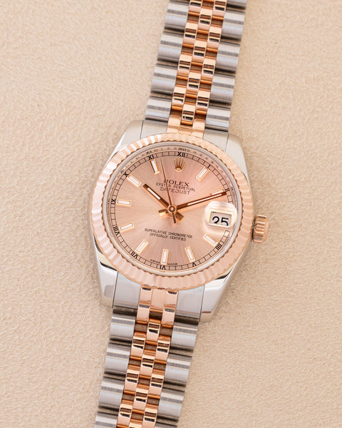 Datejust 178271 Oystersteel & Everose gold Sundust Dial 31mm