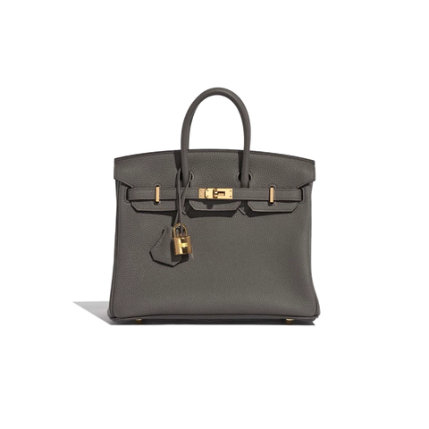 Birkin 25 Togo 'Gris Etain' Gold Hardware