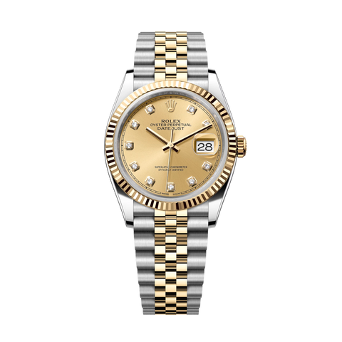 Datejust 116233 Steel & Yellow Gold Diamond Dial Jubilee 36mm