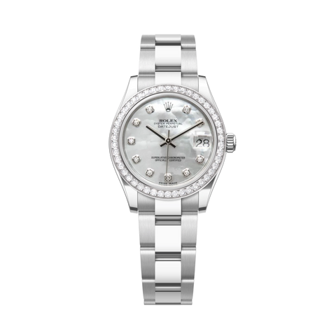 Datejust 278240 Steel Mother Of Pearl Diamond Dial Oyster 31mm