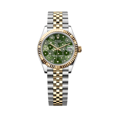 Datejust 278273 Steel & Yellow Gold Green Floral Dial 31mm