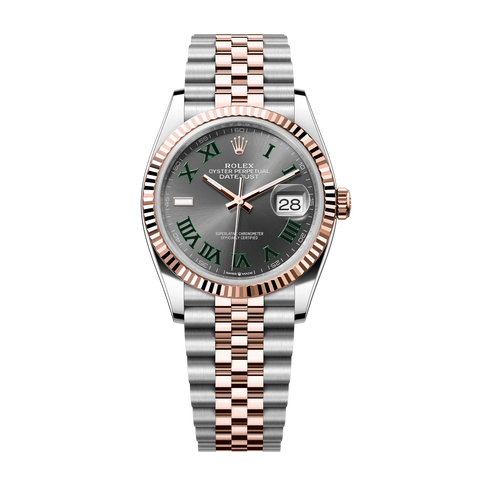 Datejust 126231 Rose Gold & Steel 'Wimbledon' Jubilee 36mm