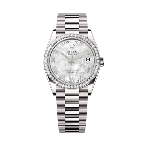 Day-Date 118239 White Gold Mother of Pearl Dial President 36mm
