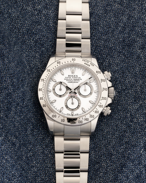 Cosmograph Daytona 116520 Steel White Dial 40mm