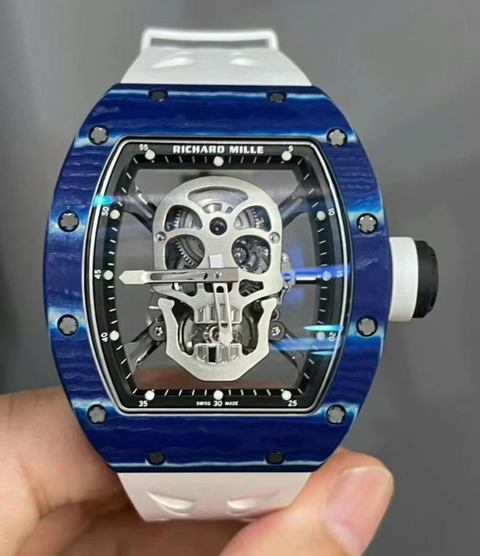 RM52-01 Blue NTPT 'Skull' 42mm