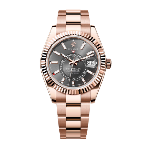 Sky-Dweller 326935 Rose Gold Oyster Slate Dial 42mm